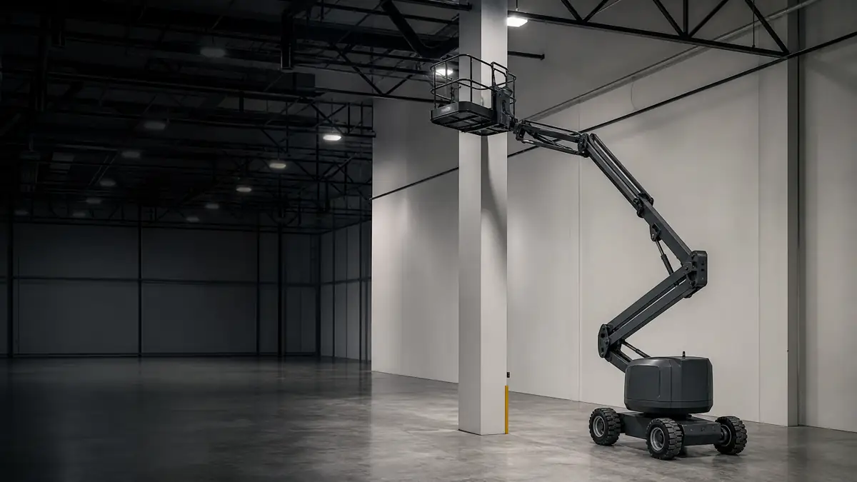 Articulating Boom Lifts jobsite access in Raleigh